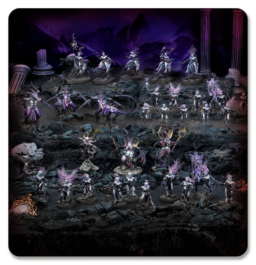 Warhammer Age of Sigmar Spearhead: Hedonites of Slaanesh – Epicurean Revellers