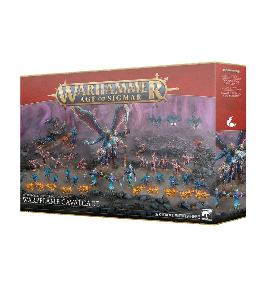 Warhammer Age of Sigmar Battleforce: Disciples of Tzeentch – Warpflame Cavalcade