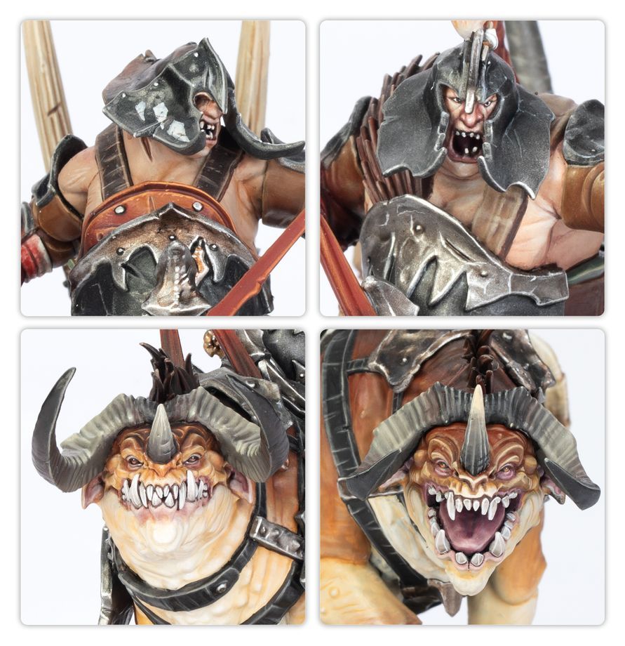 Warhammer: Age of Sigmar Ogor Mawtribes- Maulbeast Raiders/Cavalry