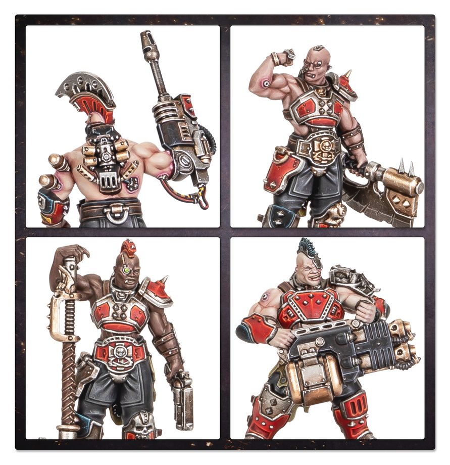 Warhammer Necromunda: Goliath Forge Bosses & Sumpkrocs