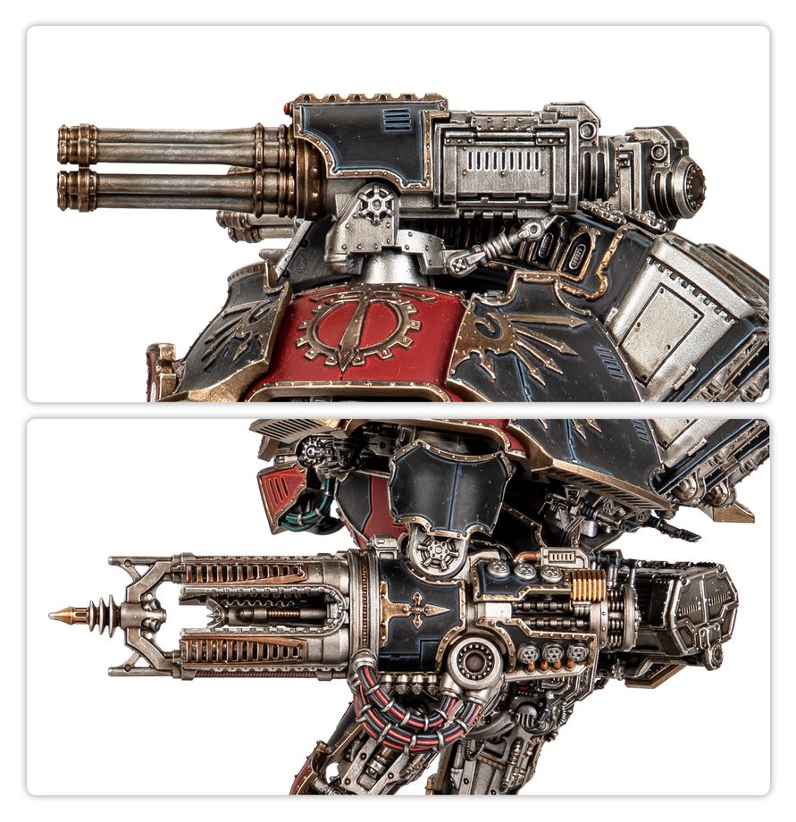 Warhammer The Horus Hersey Legions Imperialis: Warlord Titan with Quake Cannon and Conversion Beam Extirpator