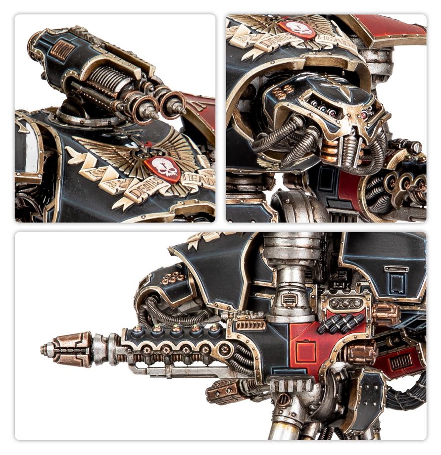 Warhammer The Horus Hersey Legions Imperialis: Reaver Titan with Graviton Obliterator and Volkite Annihilator
