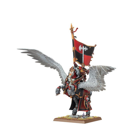 Warhammer The Old World - Kingdom of Britonnia: Battle Standard Bearer on Royal Pegasus