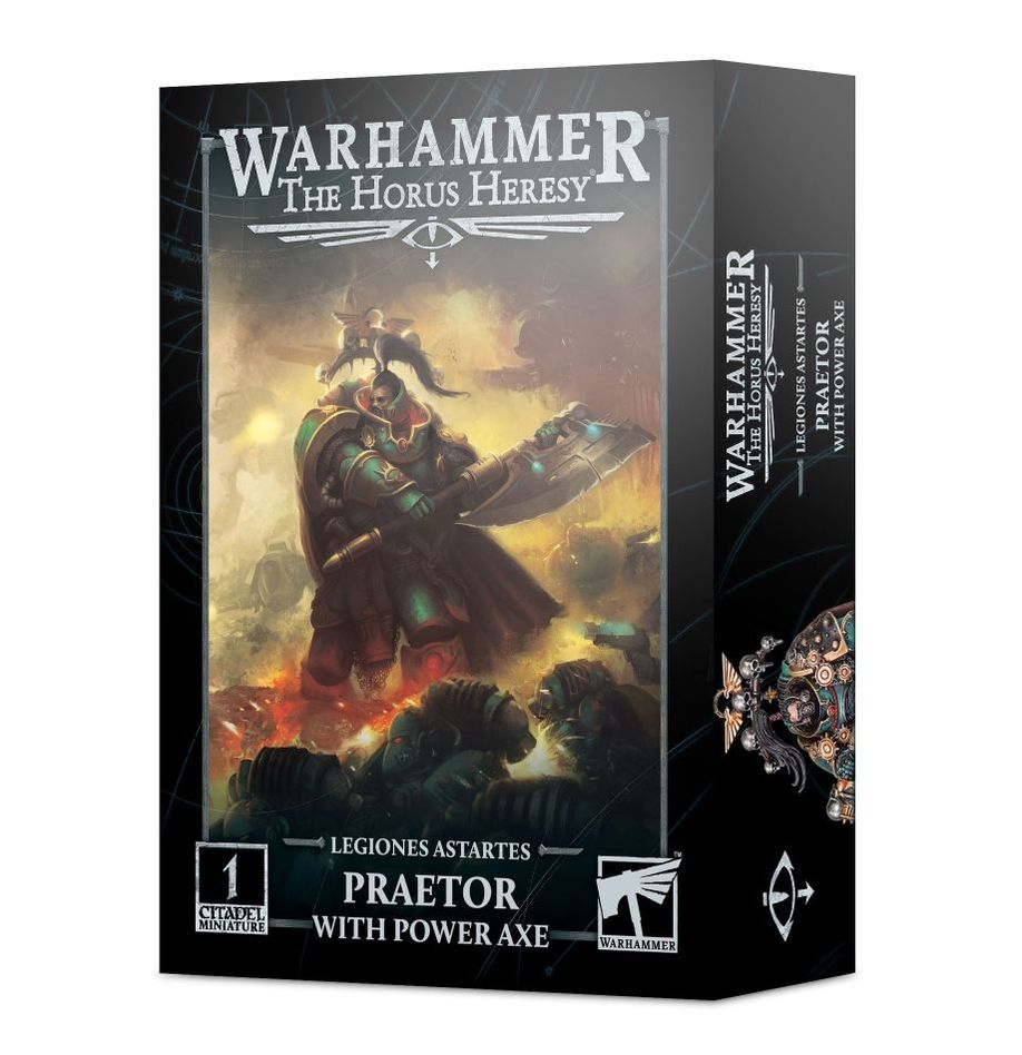 Warhammer- Horus Heresy Legions Astartes: Praetor with Power Axe