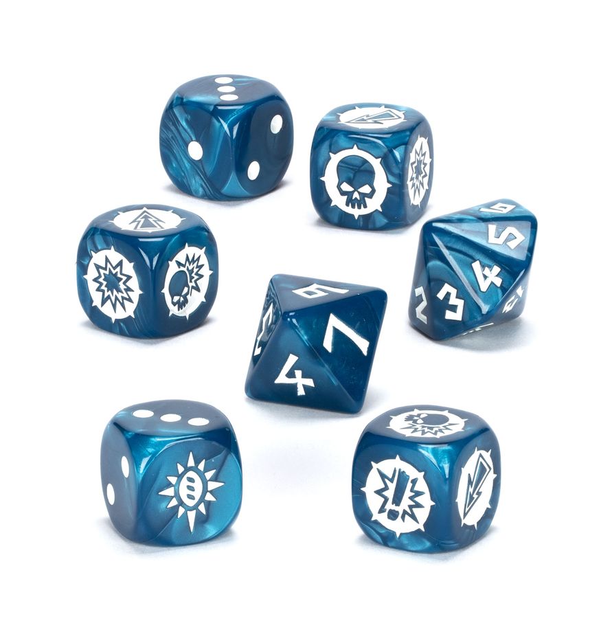 Warhammer Blood Bowl- High Elf Team Dice Set