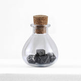 Hymgho Premium Dice - Unseelie Mini Metal RPG Dice Set  - Gunmetal