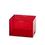 Dragon Shield Deckbox: 100+ Strongbox- Clear Red