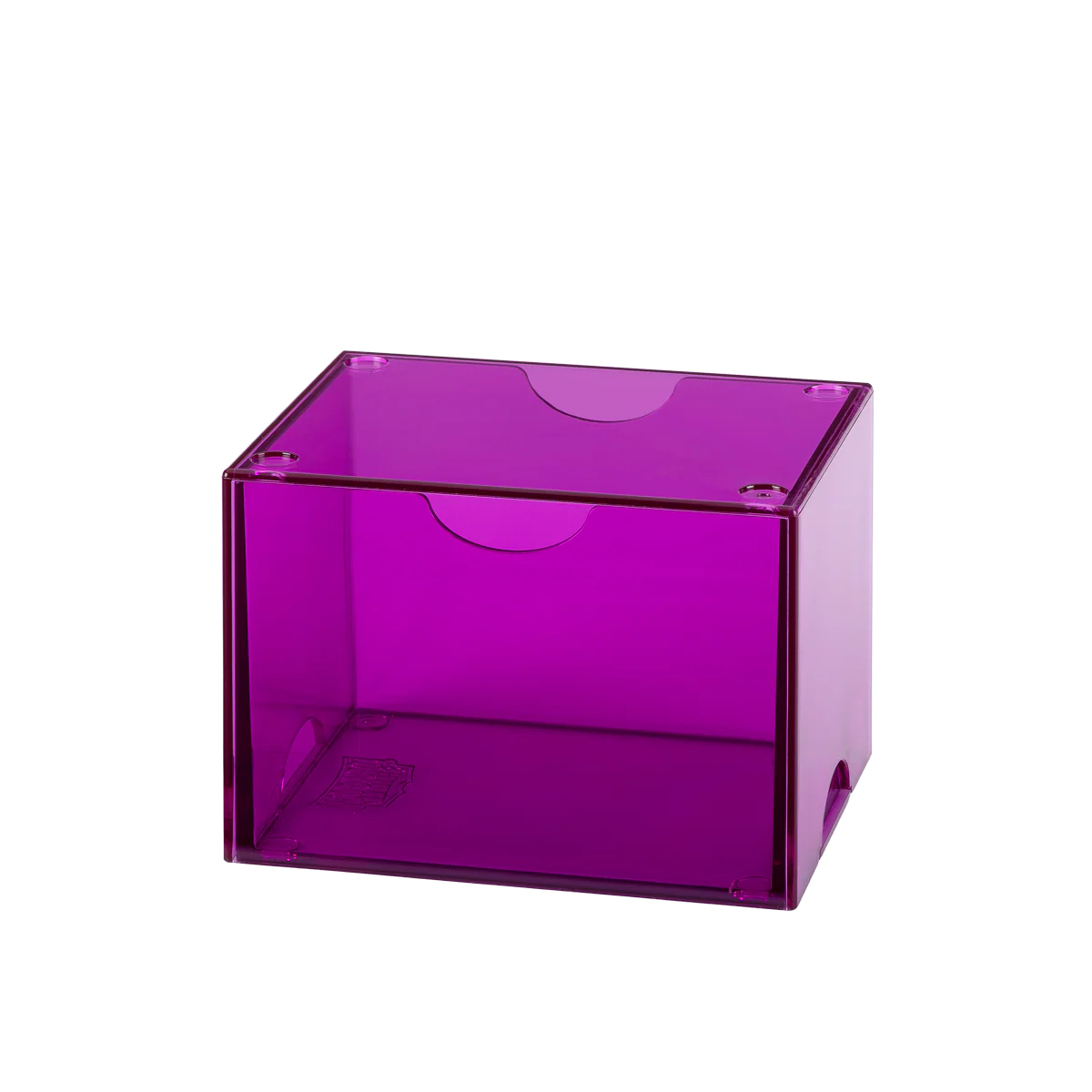 Dragon Shield Deckbox: 100+ Strongbox- Clear Purple