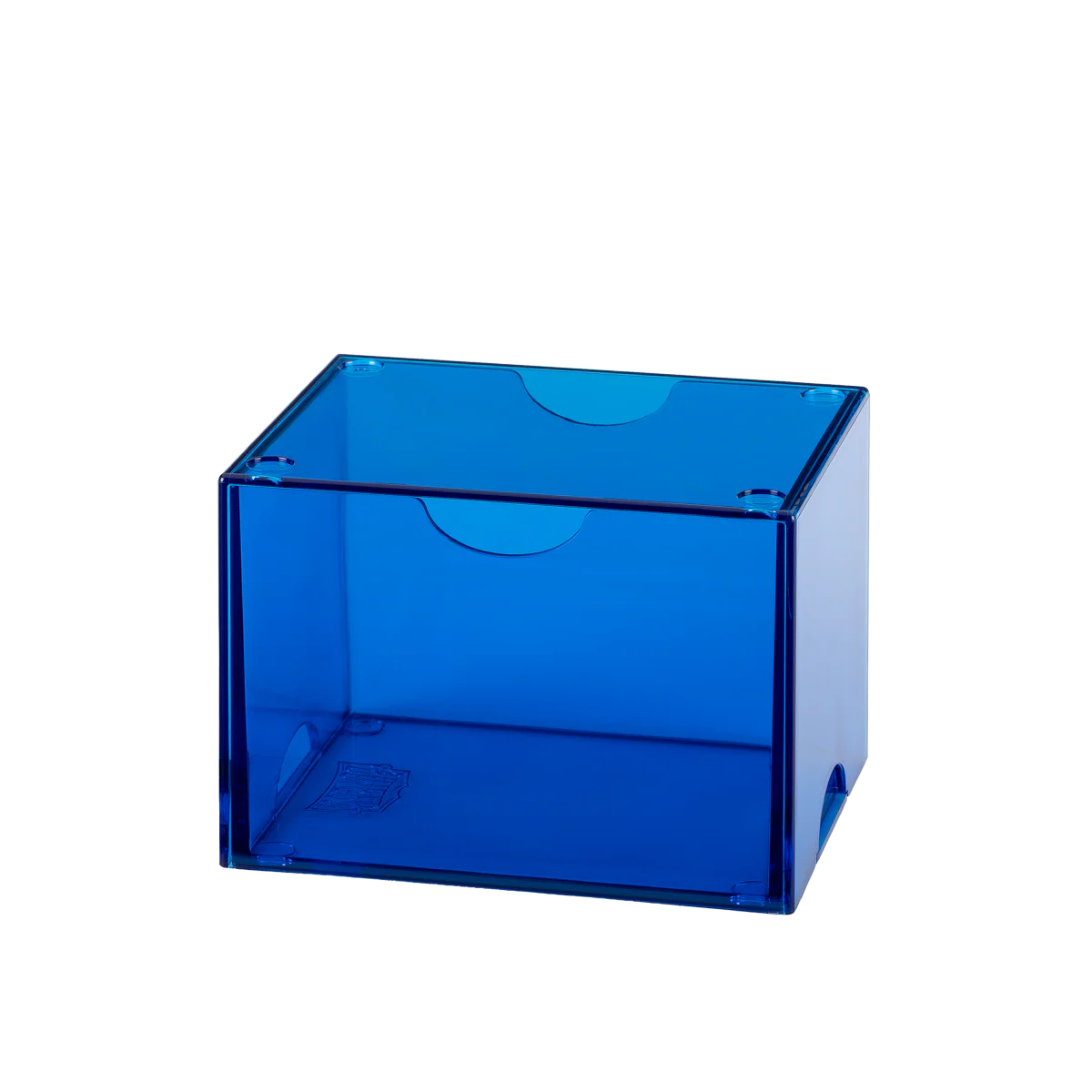 Dragon Shield Deckbox: 100+ Strongbox- Clear Blue