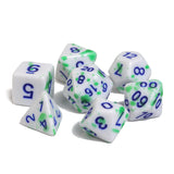 Die Hard Dice: 7pc RPG Set - Color Spray - Green