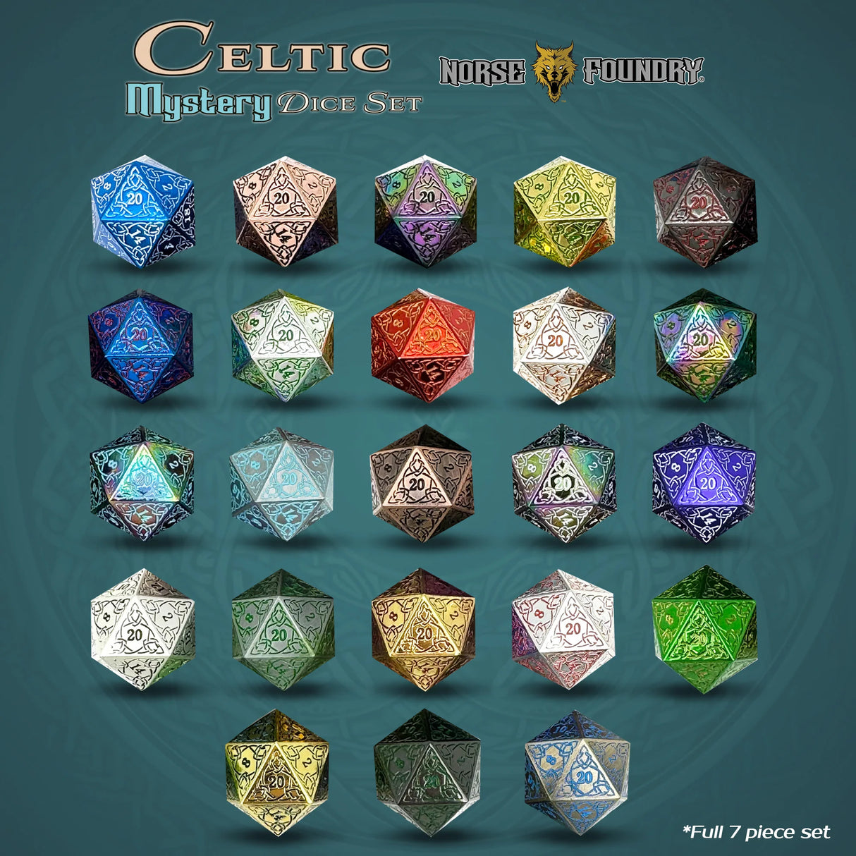 Norse Foundry: Celtic Mystery Dice Set
