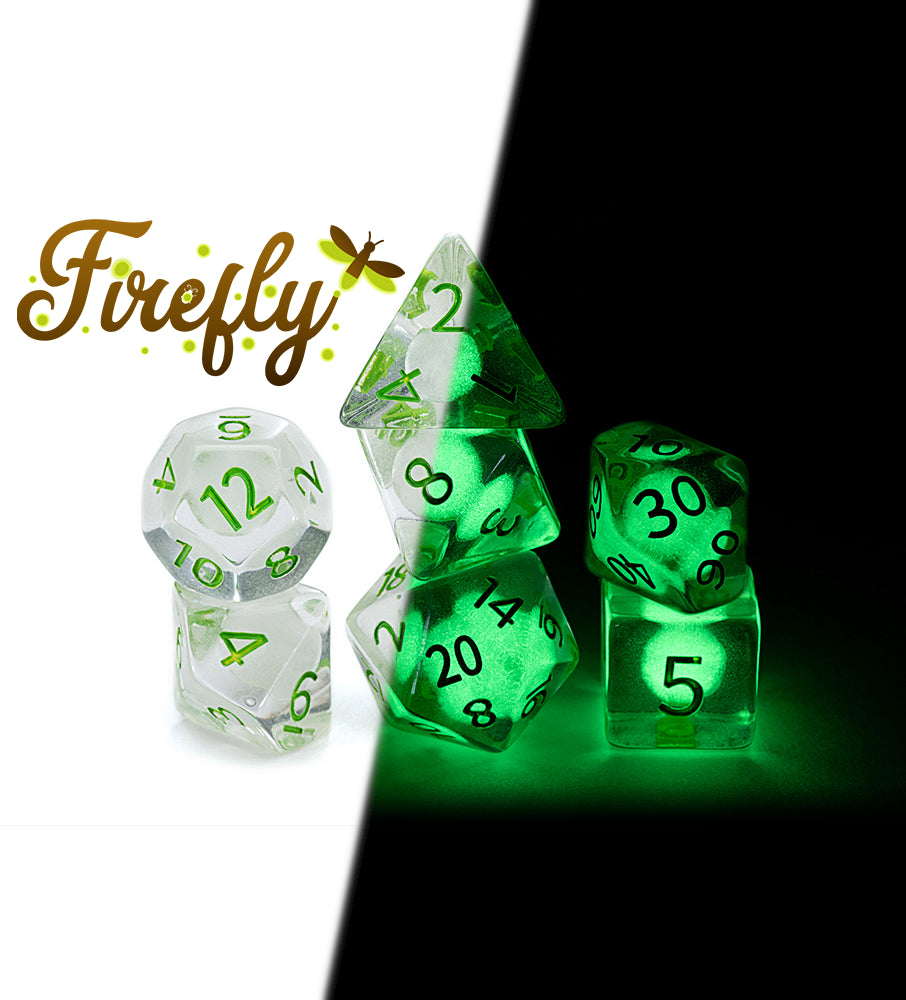 Gate Keeper Dice: Firefly Radiant Dice 7pc