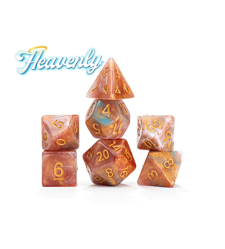 Gate Keeper Dice: Heavenly Aether Dice 7 Die Set