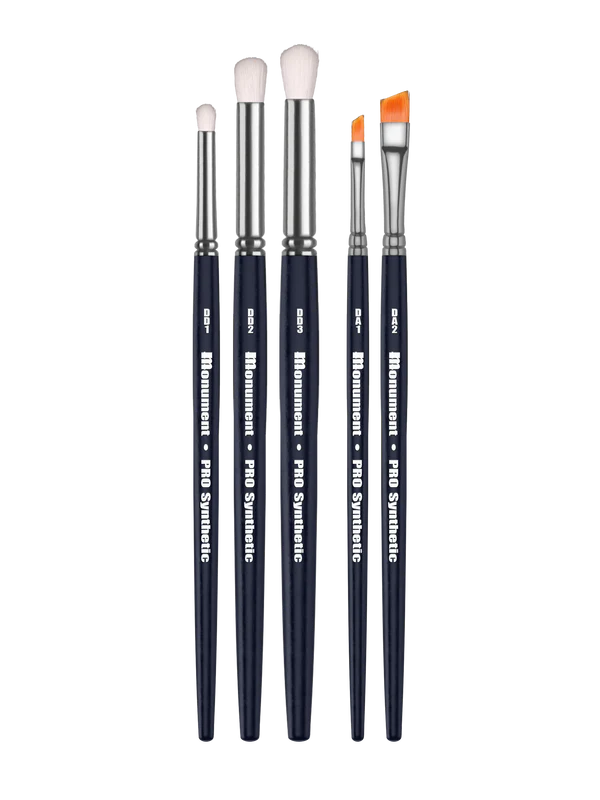 Monument Hobbies- PRO Synthetic Drybrush Set