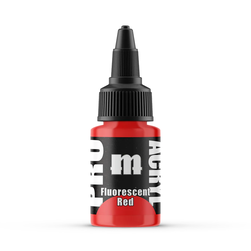 Monument Hobbies- Pro Acryl Fluorescent Red