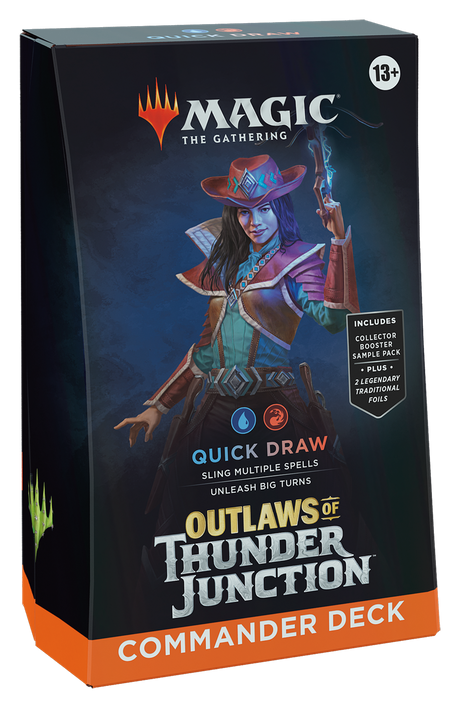 Magic the Gathering CCG: Outlaws of Thunder Junction Commander Decks