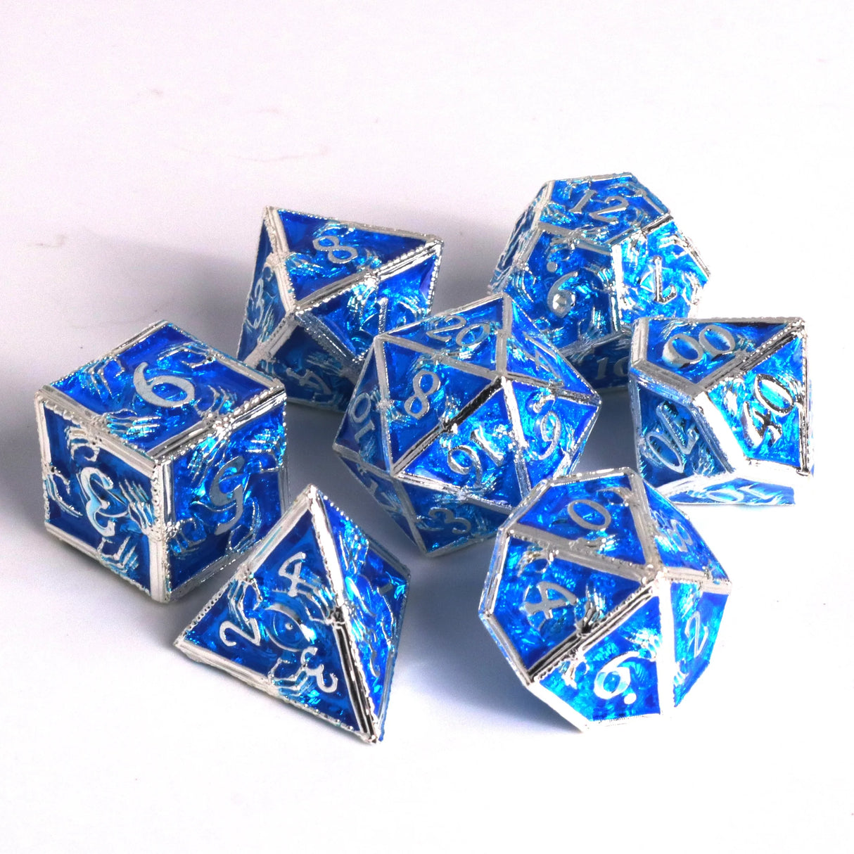 Die Hard Dice: Adventure Begins - Gravehold Silver w/ Blue