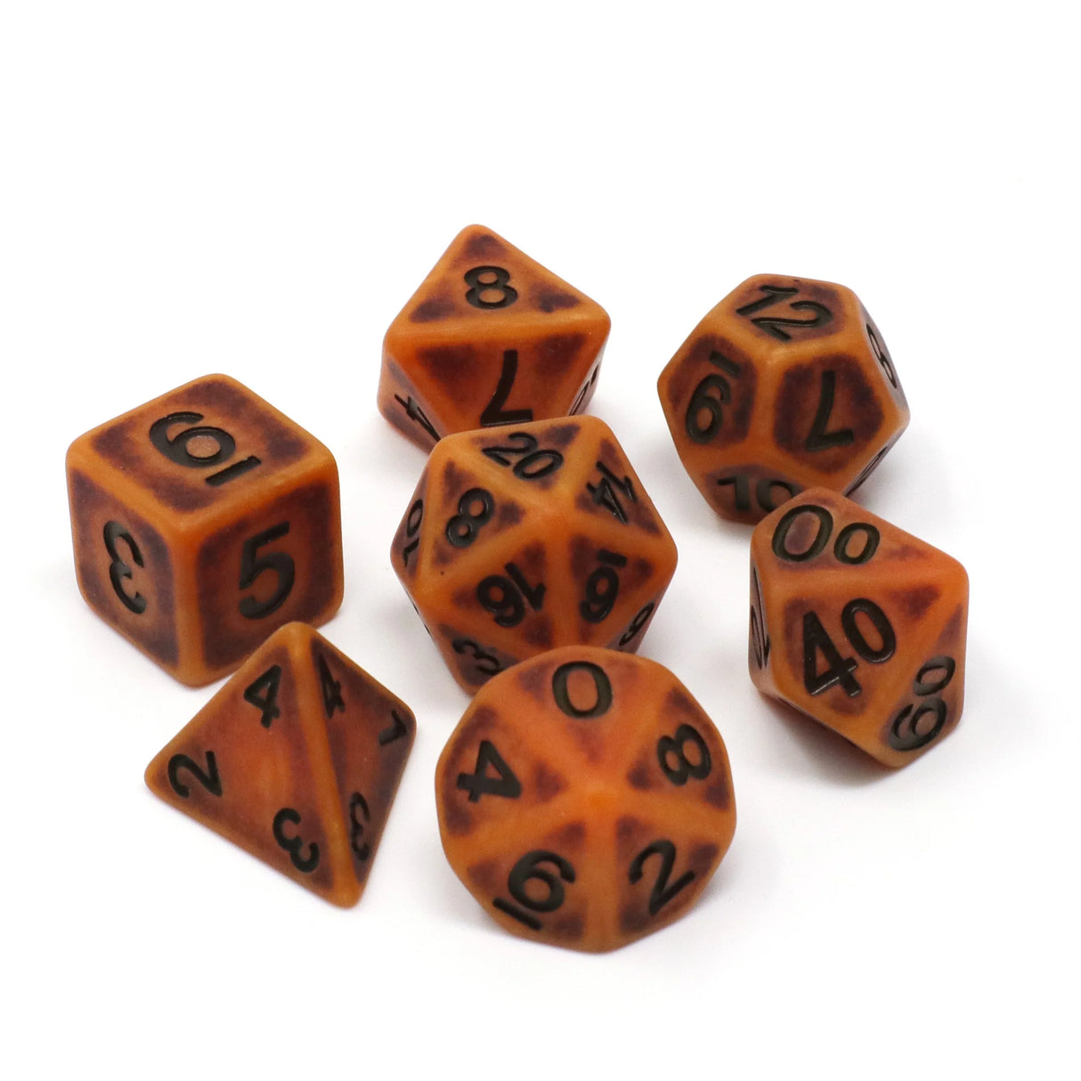 Die Hard Dice 7pc RPG Set - Pumpkin Ancient