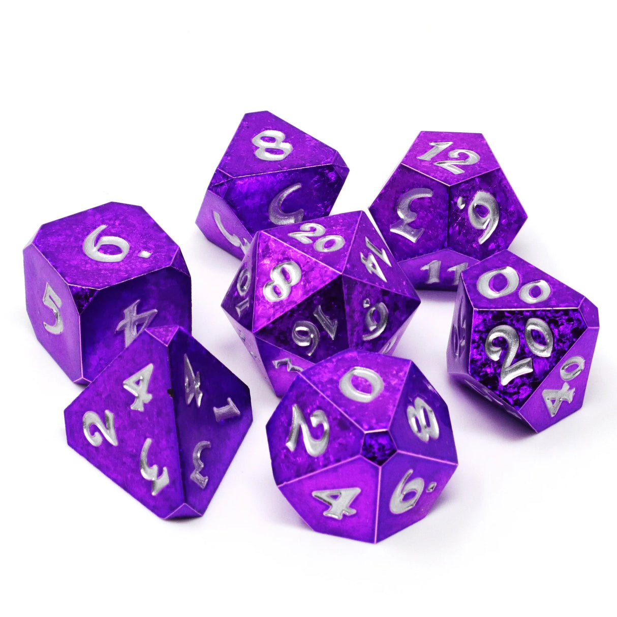 Die Hard Dice: 7pc RPG Set - Voidreaver with Silver