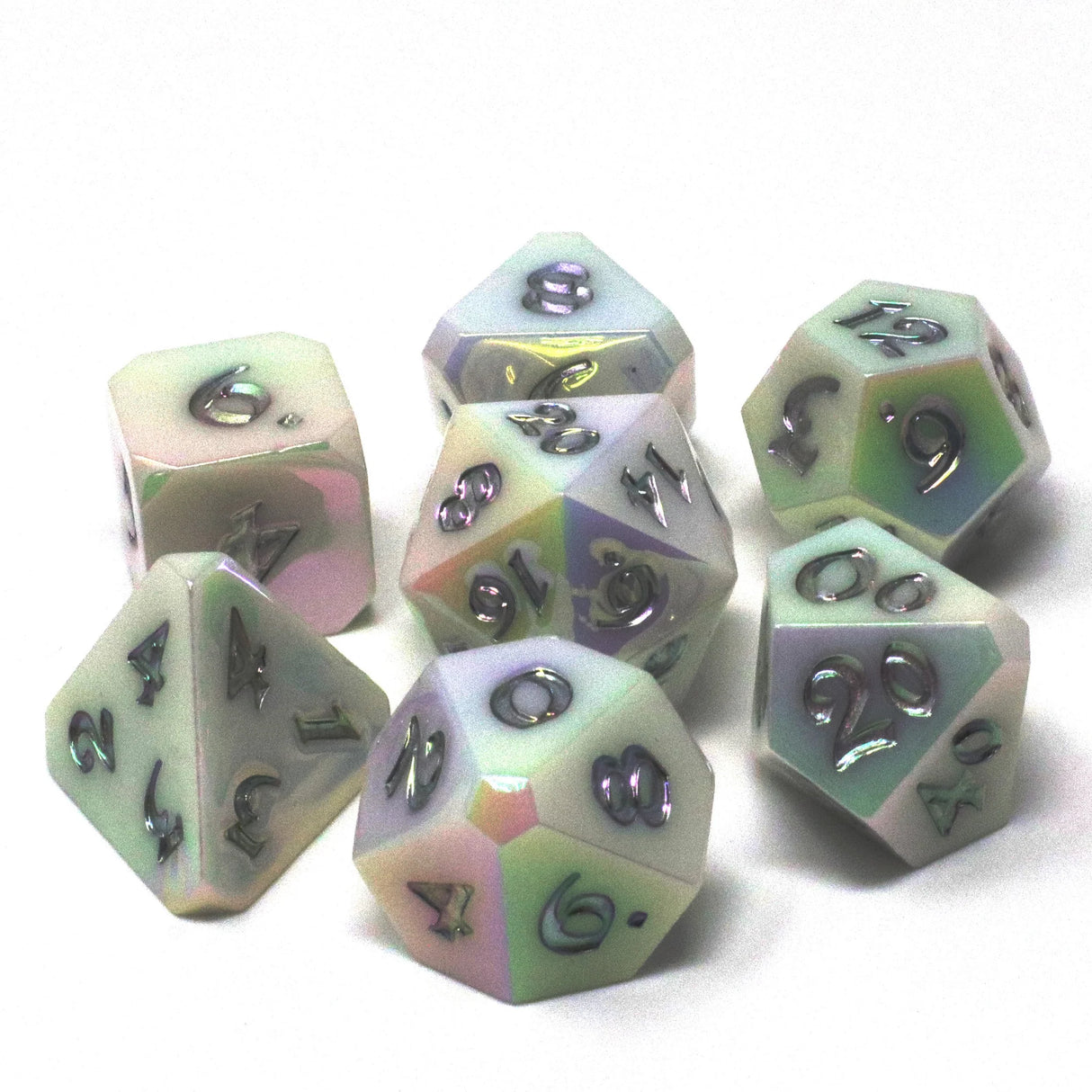 Die Hard Dice: 7pc RPG Set - Silver Linings