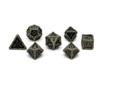 Norse Foundry: Pirate Dice - Pieces of 8 7 Piece RPG set Alloy Dice