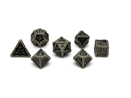 Norse Foundry: Pirate Dice - Pieces of 8 7 Piece RPG set Alloy Dice