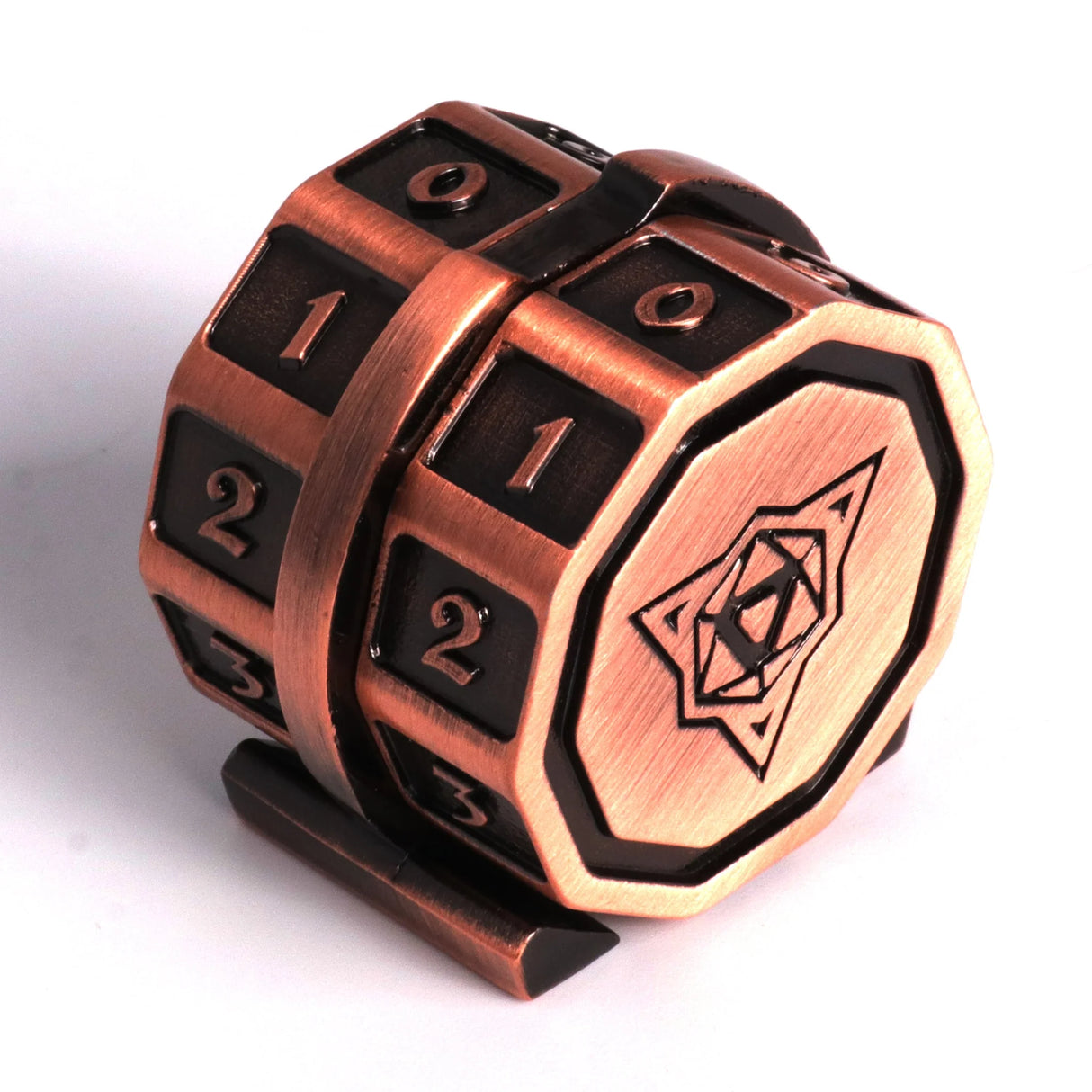 Die Hard Dice: V2 LifeLink Counter - Battleworn Copper