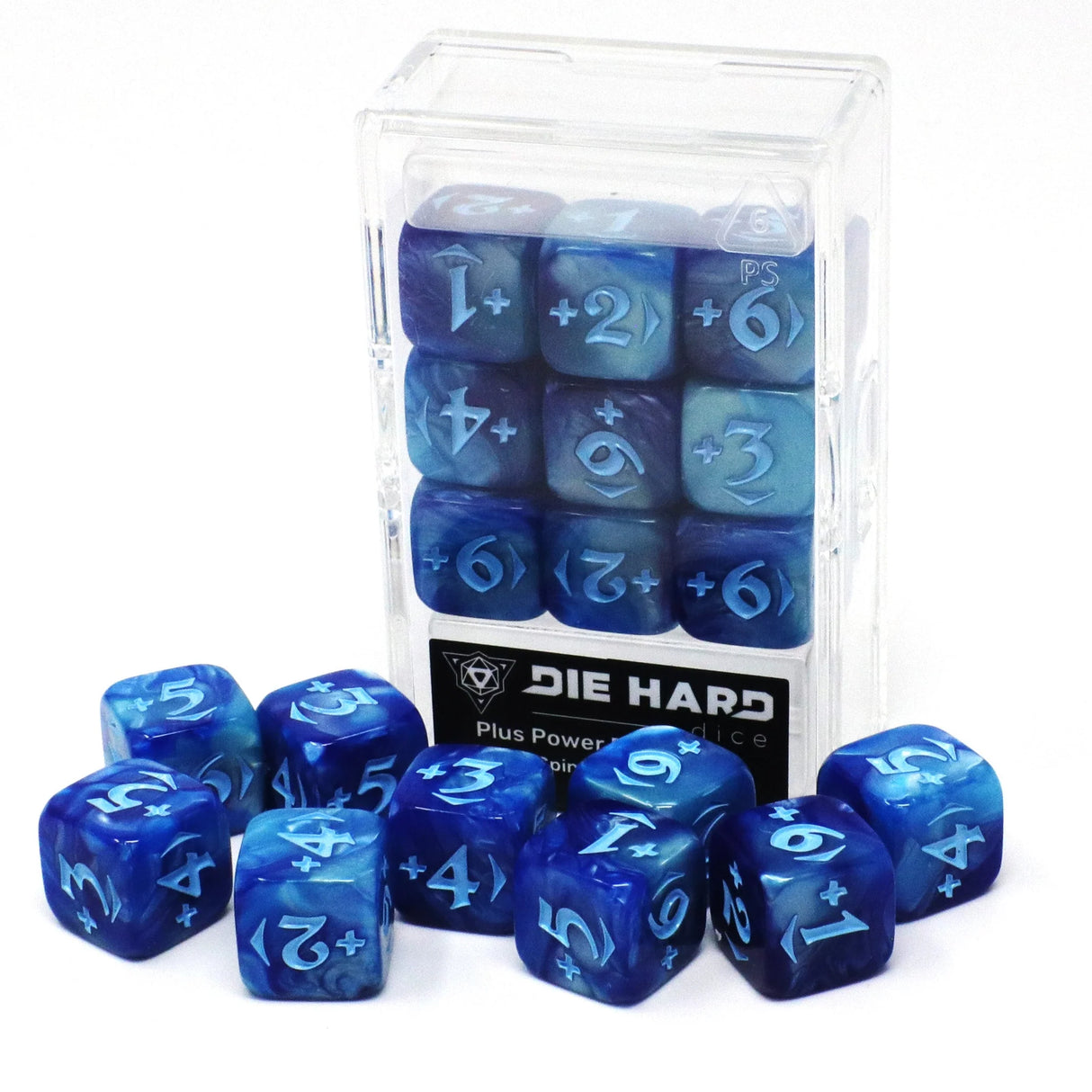 Die Hard Dice: MtG Spindown Counters - Plus Power Pack - Blue
