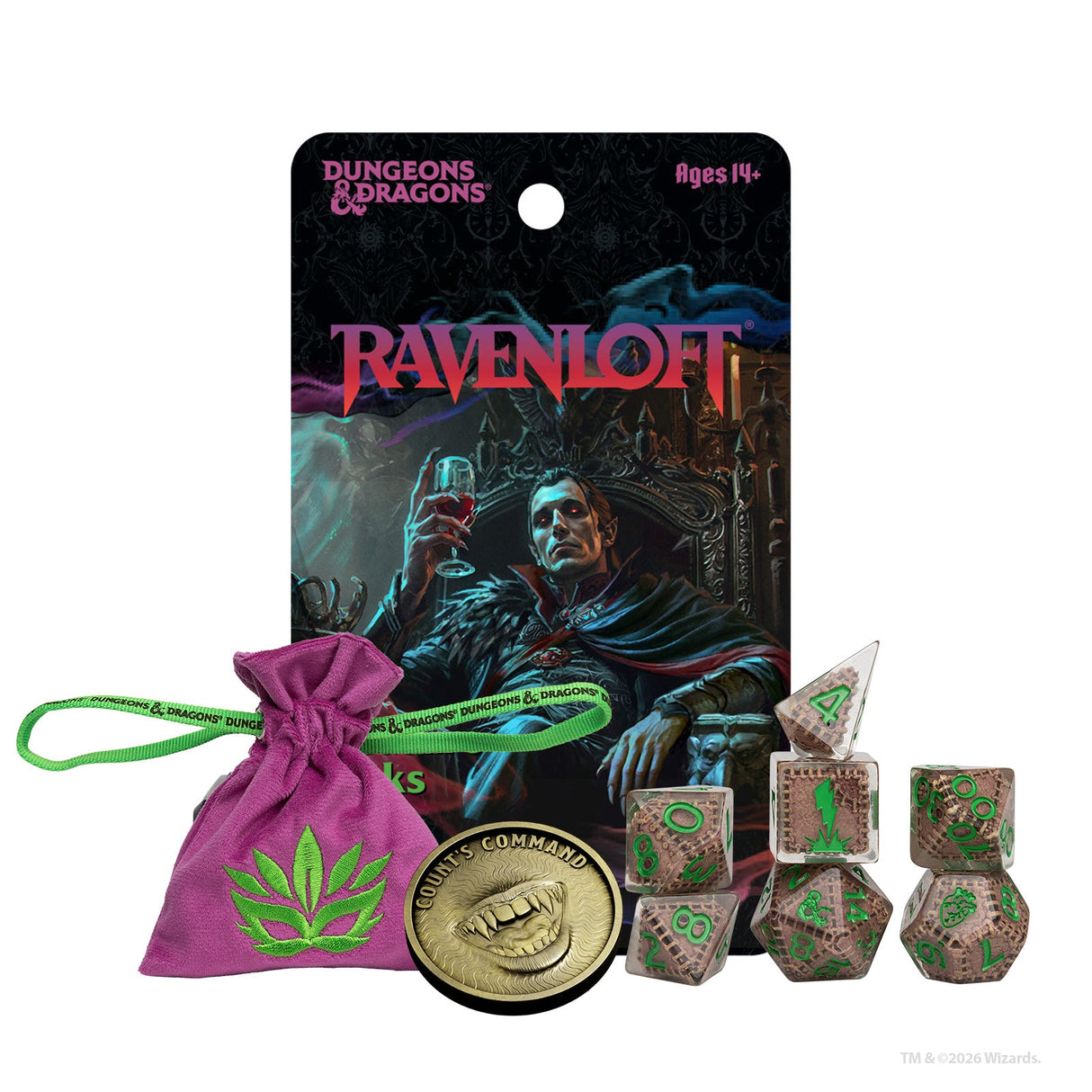 Sirius Dice D&D Mists of Ravenloft Treasure Pack