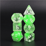 Foam Brain: Summer Limes RPG Dice Set