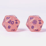 Hymgho Premium Dice - Wyrmforged Rollers - Rounded Edge 8 Piece Polyhedral Dice se