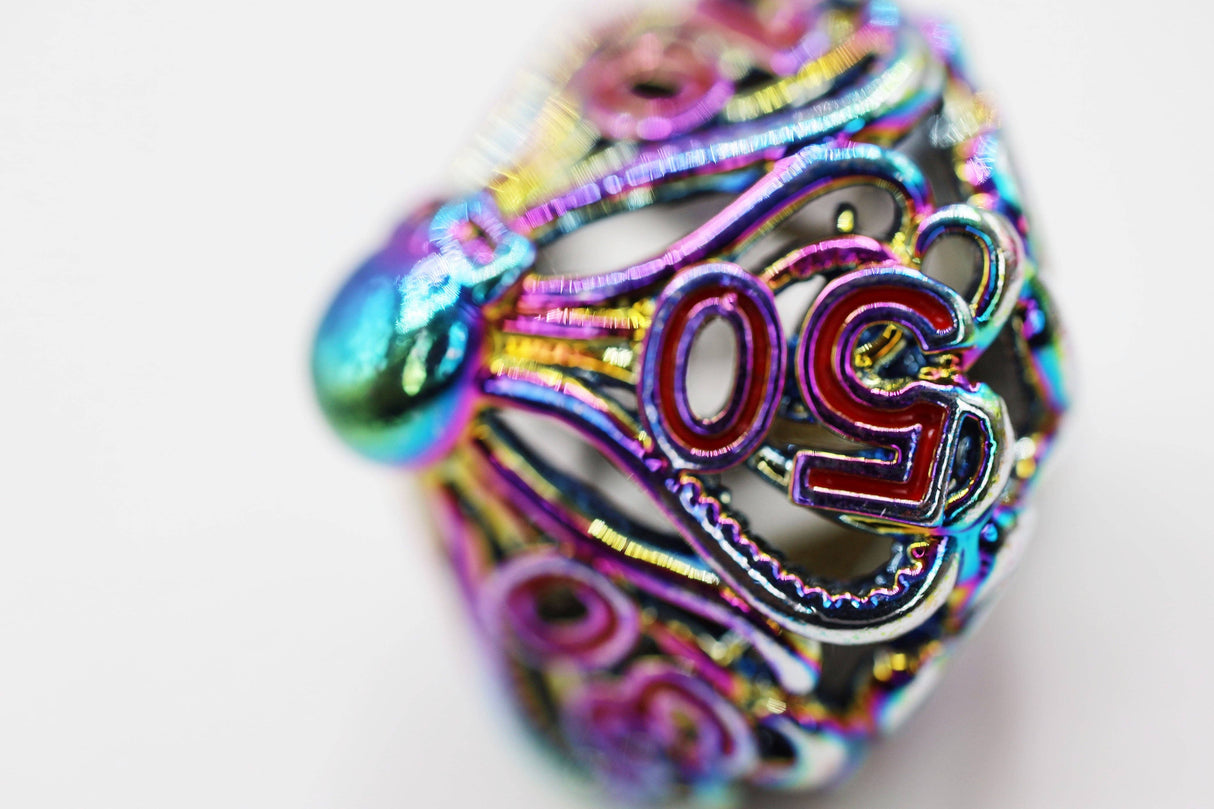 Foam Brain: Mind Eater: Mythic - Hollow Metal RPG Dice Set