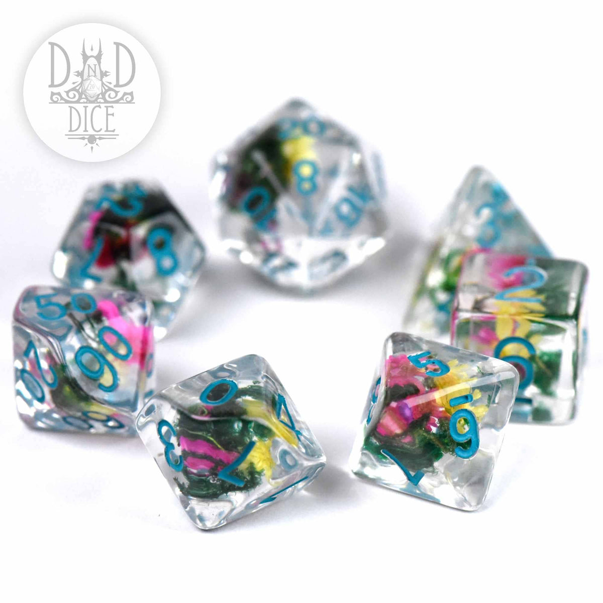 DND Dice - Vintage Bloom