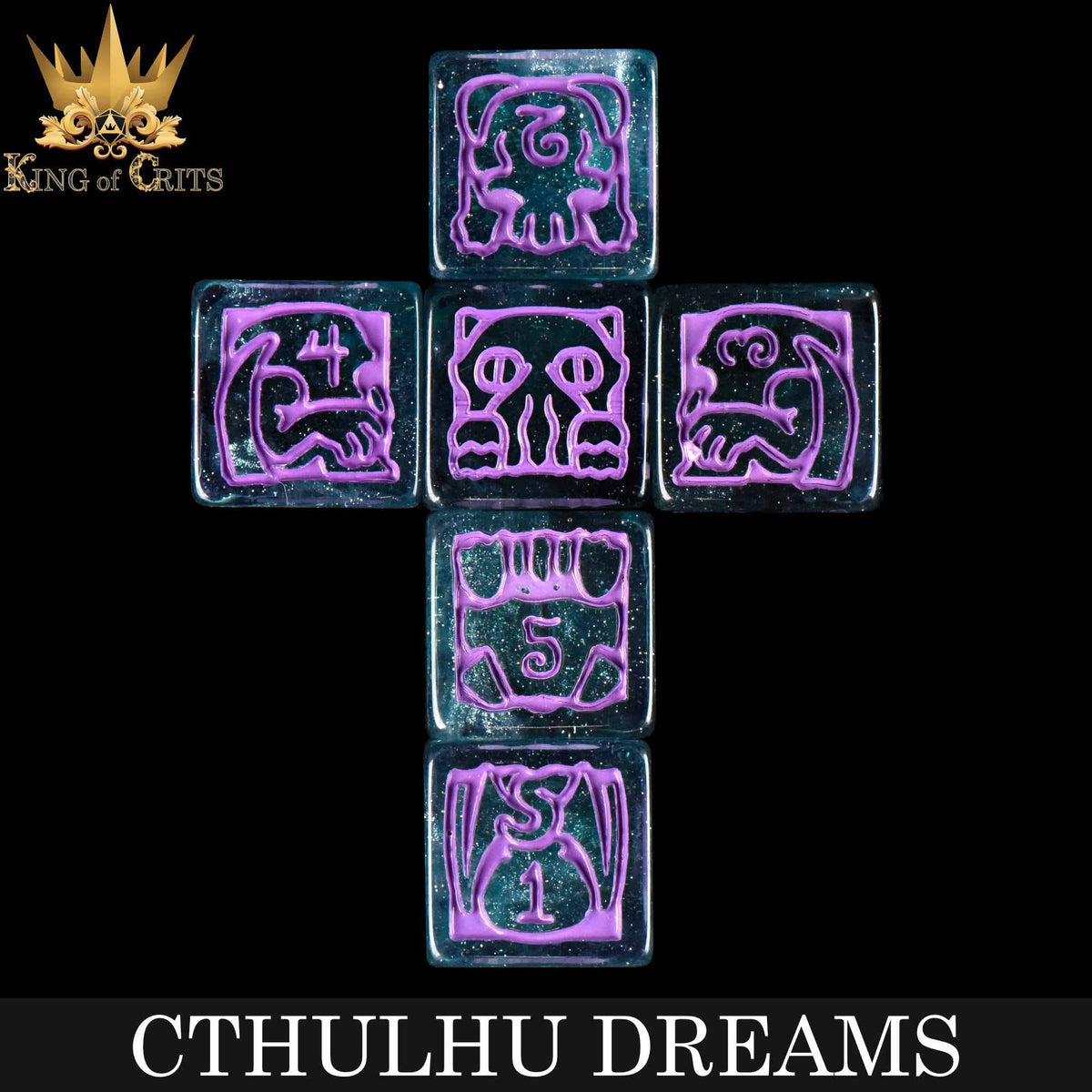 DND Dice - Cthulhu Dreams - 11 Dice Set