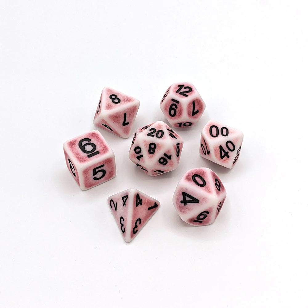 Die Hard Dice 7pc RPG Set - Pink Ancient