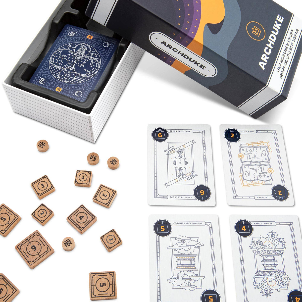 Archduke: A card game of strategy, memory, and sabotage