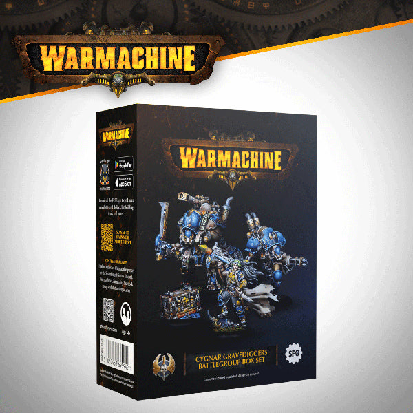 Warmachine: Cygnar- Gravediggers- Battlegroup Box