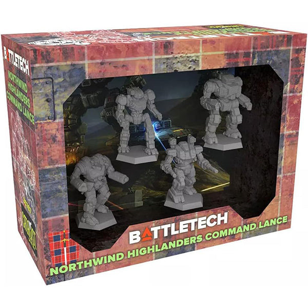 BattleTech: Northwind Highlander Command Lance Miniatures Pack
