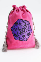 Foam Brain: Dice Bag - Purple D20