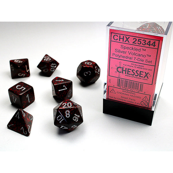 Chessex Dice: Speckled Poly Set (7) - Select Colors