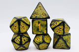 Foam Brain: Timeworn Yellow RPG Dice Set