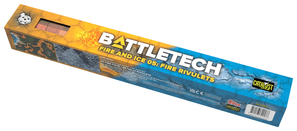 Battletech: Battlemat Fire and Ice 05- Fire Rivulets
