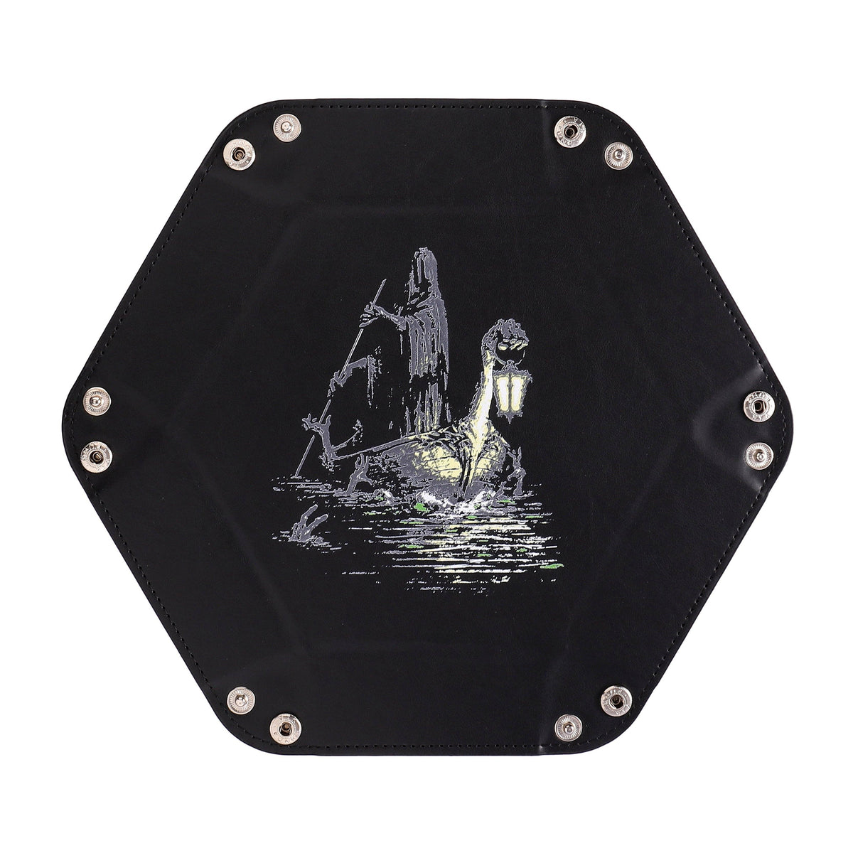 Hymgho Premium Dice - Table Armor Dice Tray - Boatman