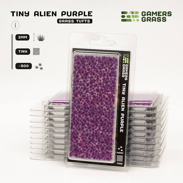 Gamers Grass Tufts:  Tiny Tufts- Alien Purple- Tiny