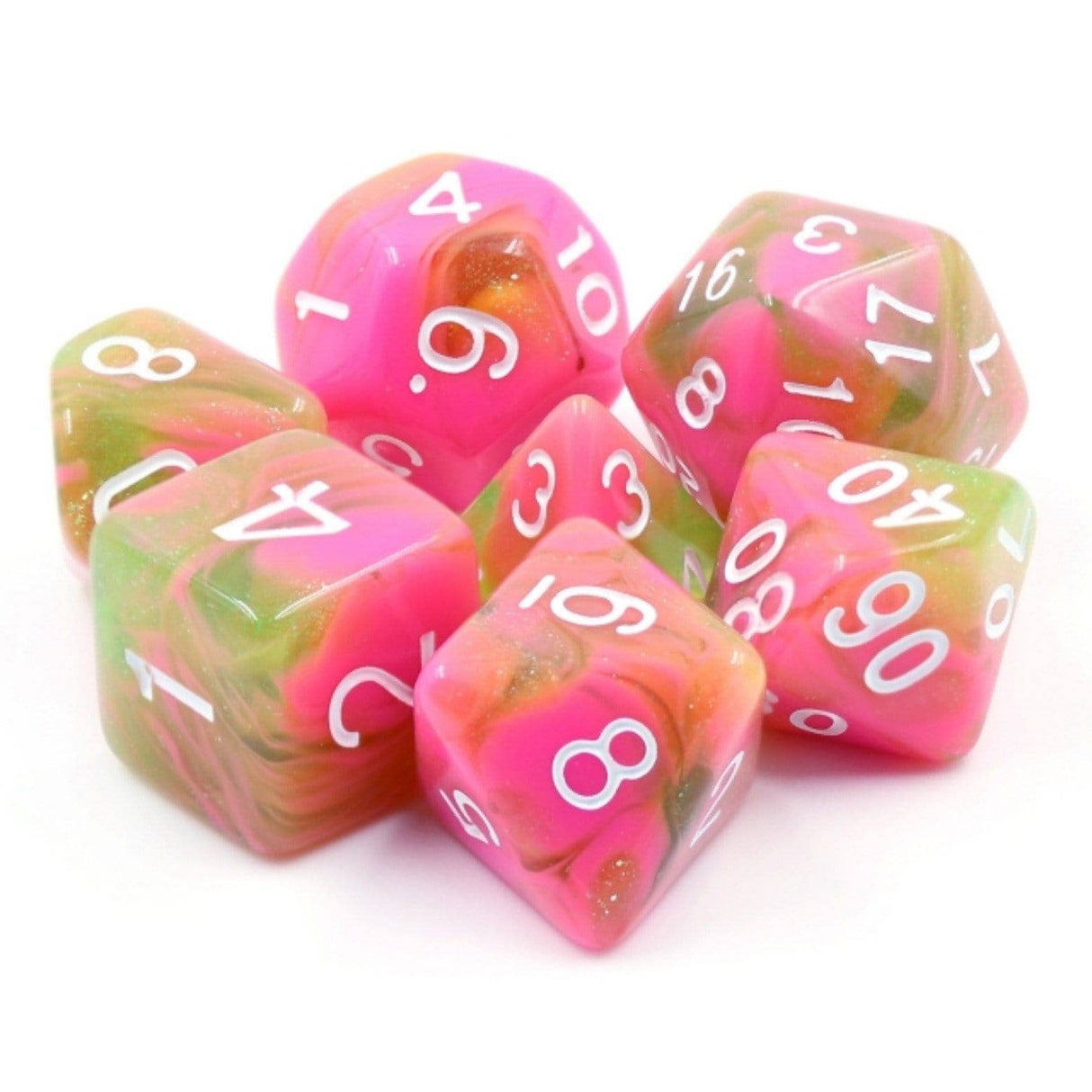 Foam Brain: Apple Taffy RPG Dice Set