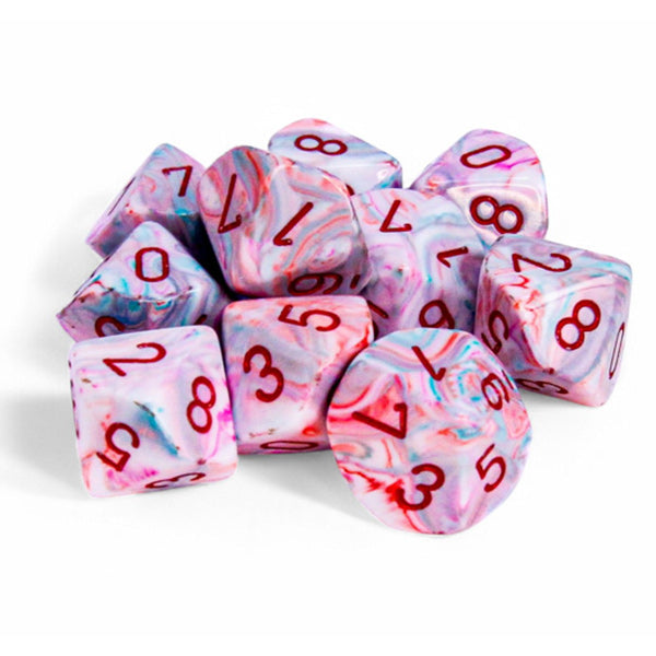Chessex: 10d10 Festive: Pop-Art/Red