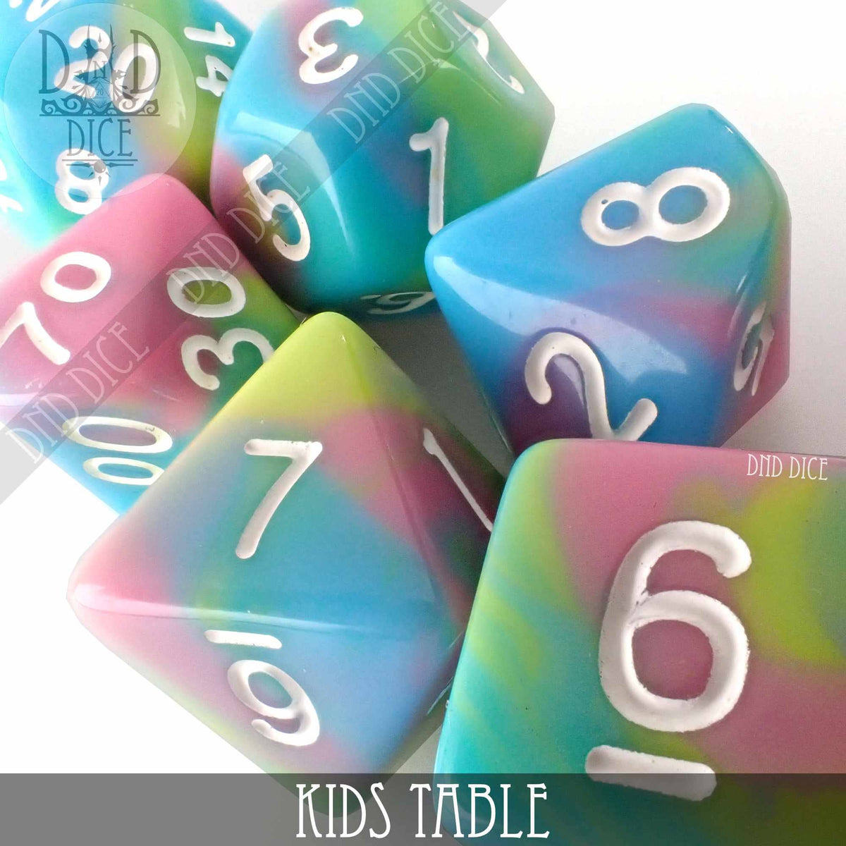 DND Dice - Kids Table
