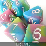 DND Dice - Kids Table