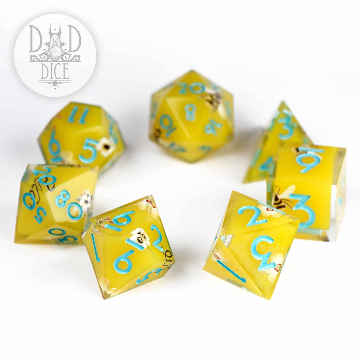 DND Dice - Beekeeper (Handmade)