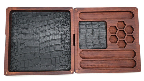 Old School Dice: Ultimate Player's Vault - Dark Brown